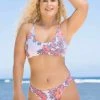 Maaji Le Fleur Blush Sporty Bralette Bikini Top Swim
