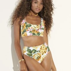 Maaji Summer Snaps Donna Sporty Bralette Bikini Top Swim