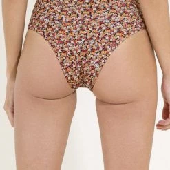 Maaji Calico Jannine Mid Rise Bikini Bottom Swim