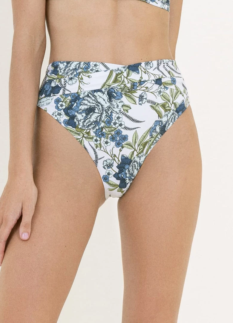 Maaji Botanical Joile High Rise/High Leg Bikini Bottom