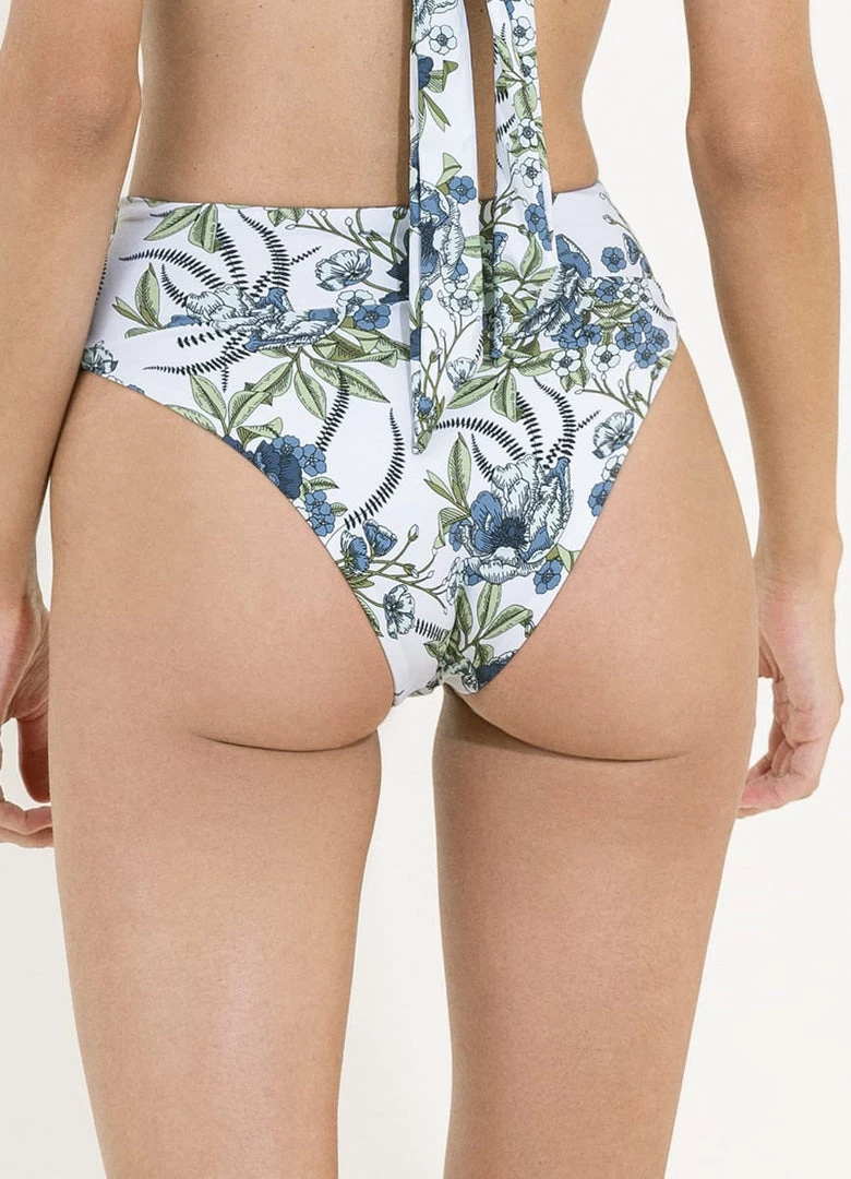 Maaji Botanical Joile High Rise/High Leg Bikini Bottom
