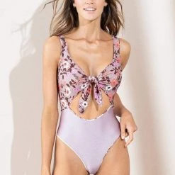 Swim Maaji Rose Ciara Key Hole One Piece