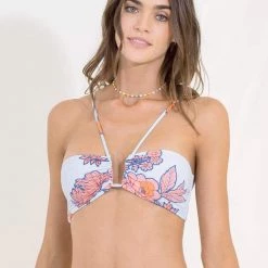Maaji Le Fleur Ursule V Wire Bandeau Bikini Top Swim