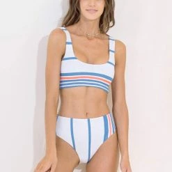 Swim Maaji Bengal Stripe Epica High Rise/High Leg Bikini Bottom