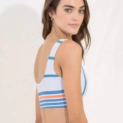Swim Maaji Bengal Stripe Briget Sporty Bralette Bikini Top