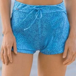 Maaji Blue Pansy Lake Surf Shorts