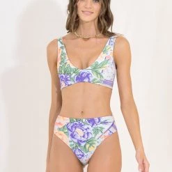 Swim Maaji Countryside Paranna Long Line Triangle Bikini Top