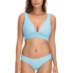 Swim Maaji Sky Blue Allure D Cup Triangle Bikini Top