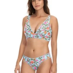 Swim Maaji Sky Blue Allure D Cup Triangle Bikini Top