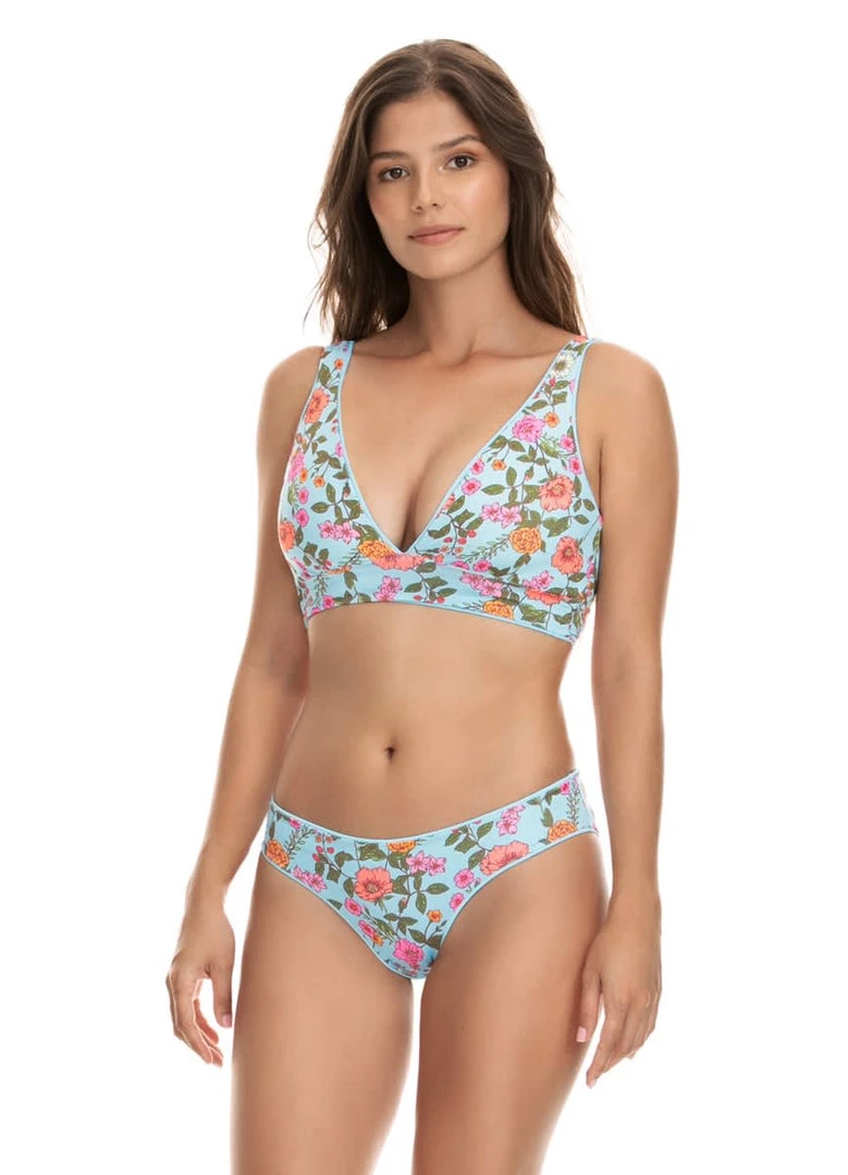 Swim Maaji Sky Blue Allure D Cup Triangle Bikini Top