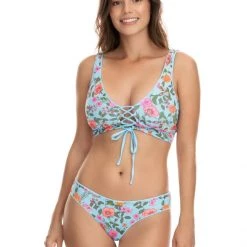 Swim Maaji Sky Blue Allure D Cup Triangle Bikini Top
