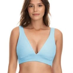 Swim Maaji Sky Blue Allure D Cup Triangle Bikini Top