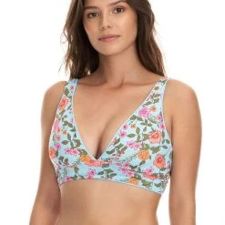 Swim Maaji Sky Blue Allure D Cup Triangle Bikini Top