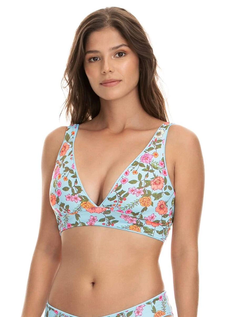 Swim Maaji Sky Blue Allure D Cup Triangle Bikini Top