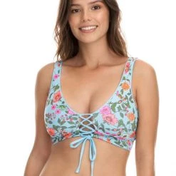 Swim Maaji Sky Blue Allure D Cup Triangle Bikini Top