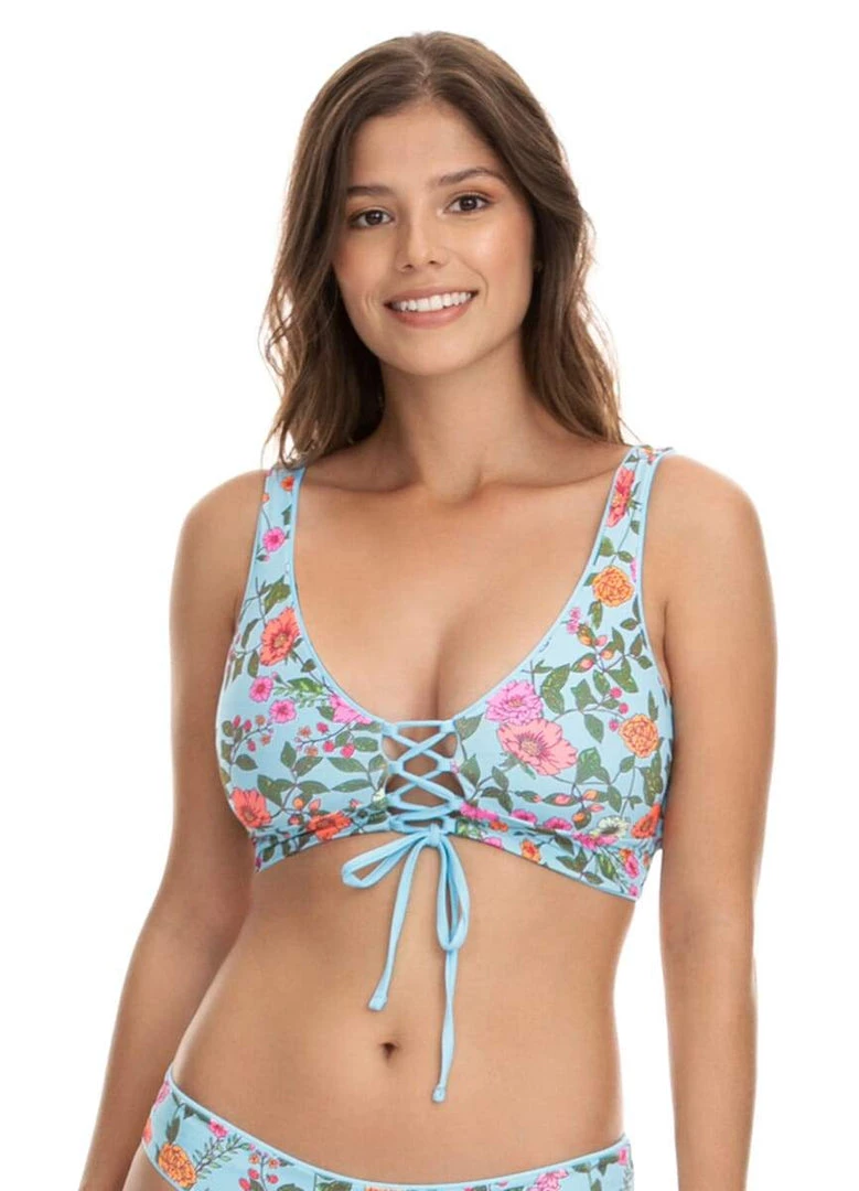 Swim Maaji Sky Blue Allure D Cup Triangle Bikini Top