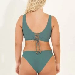 Maaji Eucalyptus Green Sublimity Classic Bikini Bottom Swim