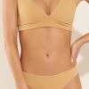 Maaji Sand Pearl Allure Long Line Triangle Bikini Top Swim