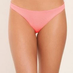 Maaji Coral Peony Flirt Thin Side Bikini Bottom Swim