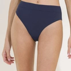 Maaji Blue Spruce Suzy Q High Rise/High Leg Bikini Bottom Swim