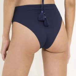 Maaji Blue Spruce Suzy Q High Rise/High Leg Bikini Bottom Swim