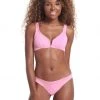 Swim Maaji Rose Lemonade Victory V Wire Bralette Bikini Top