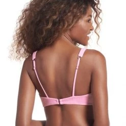 Swim Maaji Rose Lemonade Victory V Wire Bralette Bikini Top