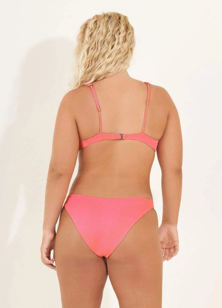 Maaji Lipstick Rose Flirt Thin Side Bikini Bottom