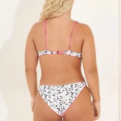 Maaji Lipstick Rose Flirt Thin Side Bikini Bottom