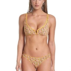Maaji Sunflower Flirt Thin Side Bikini Bottom