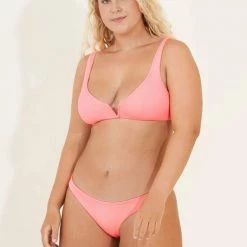 Maaji Coral Peony Victory V Wire Bralette Bikini Top