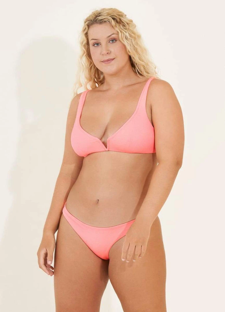 Maaji Coral Peony Victory V Wire Bralette Bikini Top