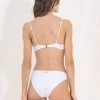 Swim Maaji White Cotton Sublimity Classic Bikini Bottom