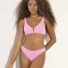 Maaji Blush Pink Victory V Wire Bralette Bikini Top New