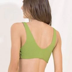 Maaji Herbal Green Glee Sporty Bralette Bikini Top
