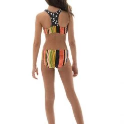 Maaji Roman Stripe Basket Girls Bikini Set