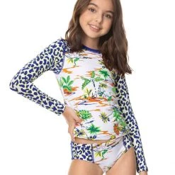 Maaji Ocean Life Moonstar Girls Rashguard Set