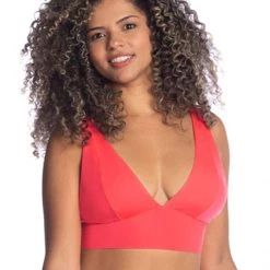 Swim Maaji Mango Jukey Long Line Triangle D Cup Bikini Top