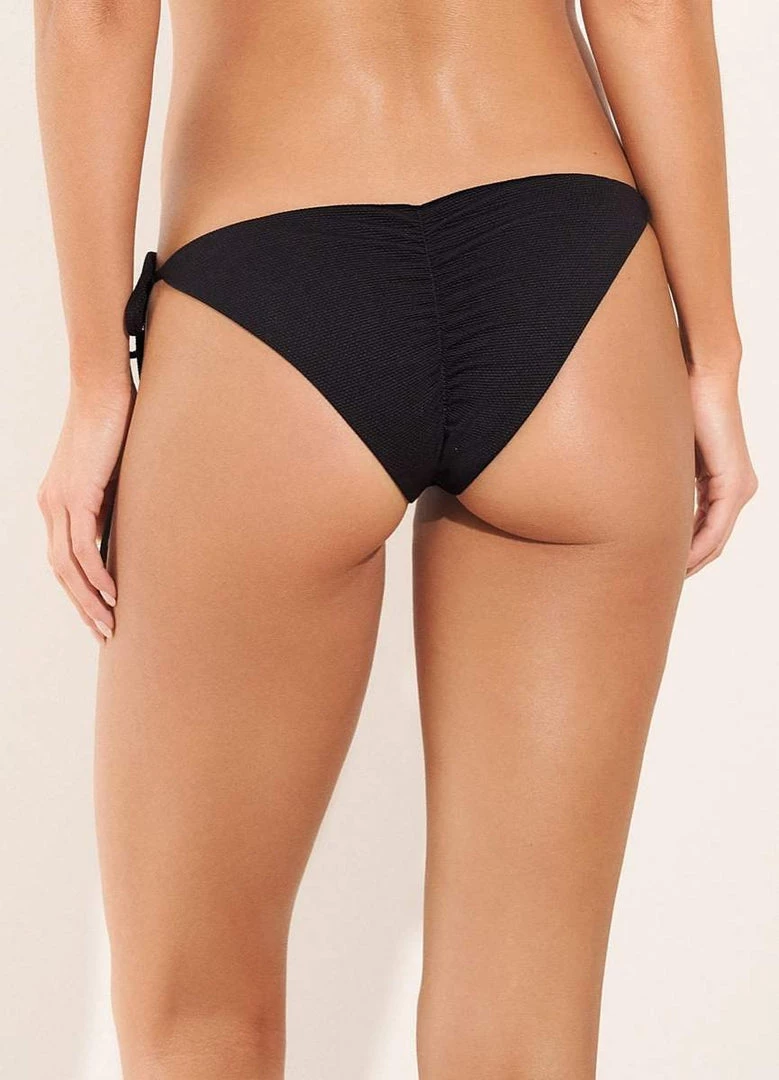 Maaji Black Orchid Sunny Tie Side Bikini Bottom