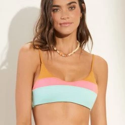 Swim Maaji Sea Glass Lanai Sporty Bralette Bikini Top
