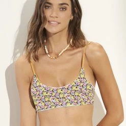 Swim Maaji Sea Glass Lanai Sporty Bralette Bikini Top