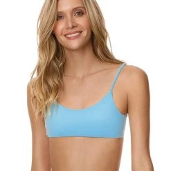 Maaji Cloud Blue Lanai Sporty Bralette Bikini Top Swim