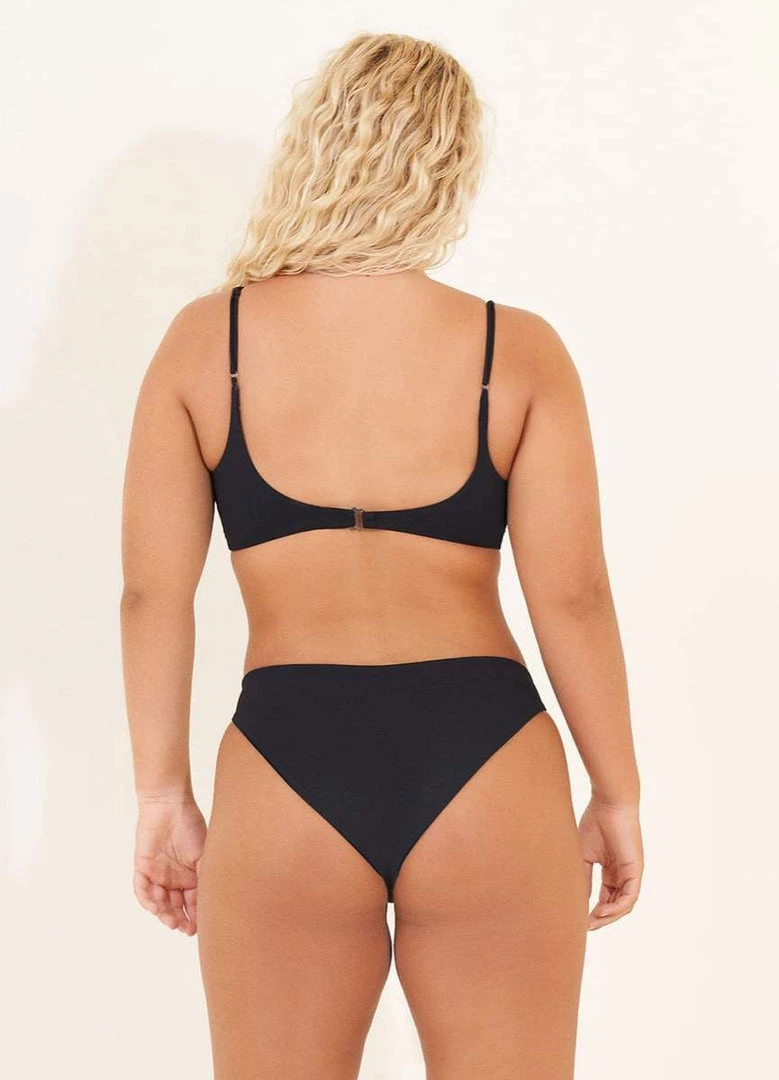 Swim Maaji Black Orchid Lanai Sporty Bralette Bikini Top