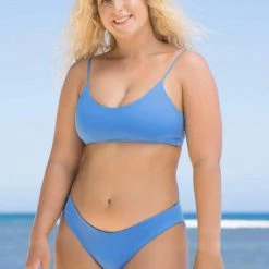 Swim Maaji Maya Blue Journey Double V Bikini Bottom