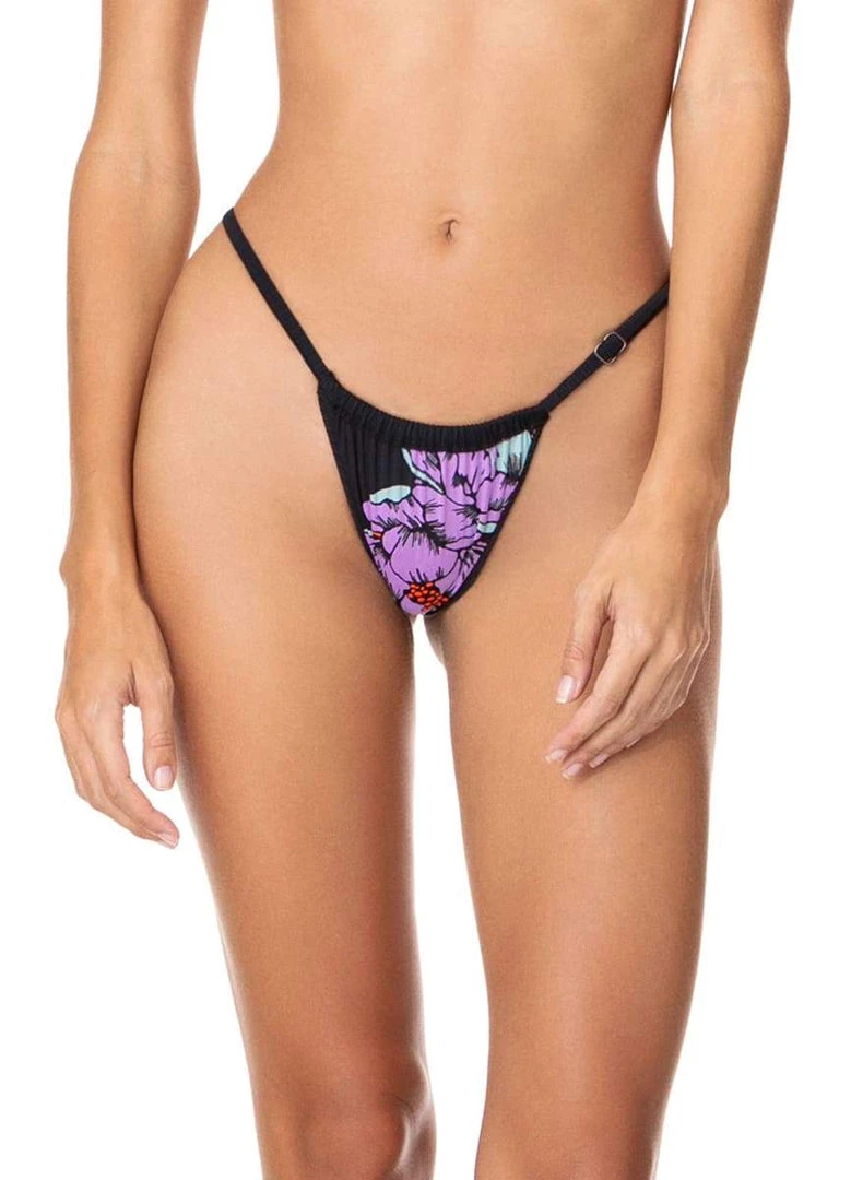 Maaji Black Onyx Frisky Single Strap Bikini Bottom