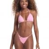 Maaji Rose Lemonade Balmy Sliding Triangle Bikini Top Swim