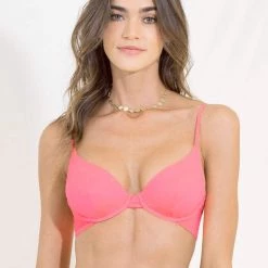 Maaji Fandango Pink Dainty Underwire Bikini Top