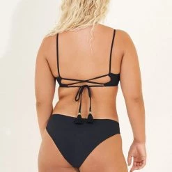 Maaji Black Midnight Dainty Underwire Bikini Top Swim