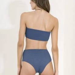 Swim Maaji Blue Lagoon Venus Mid Rise Bikini Bottom