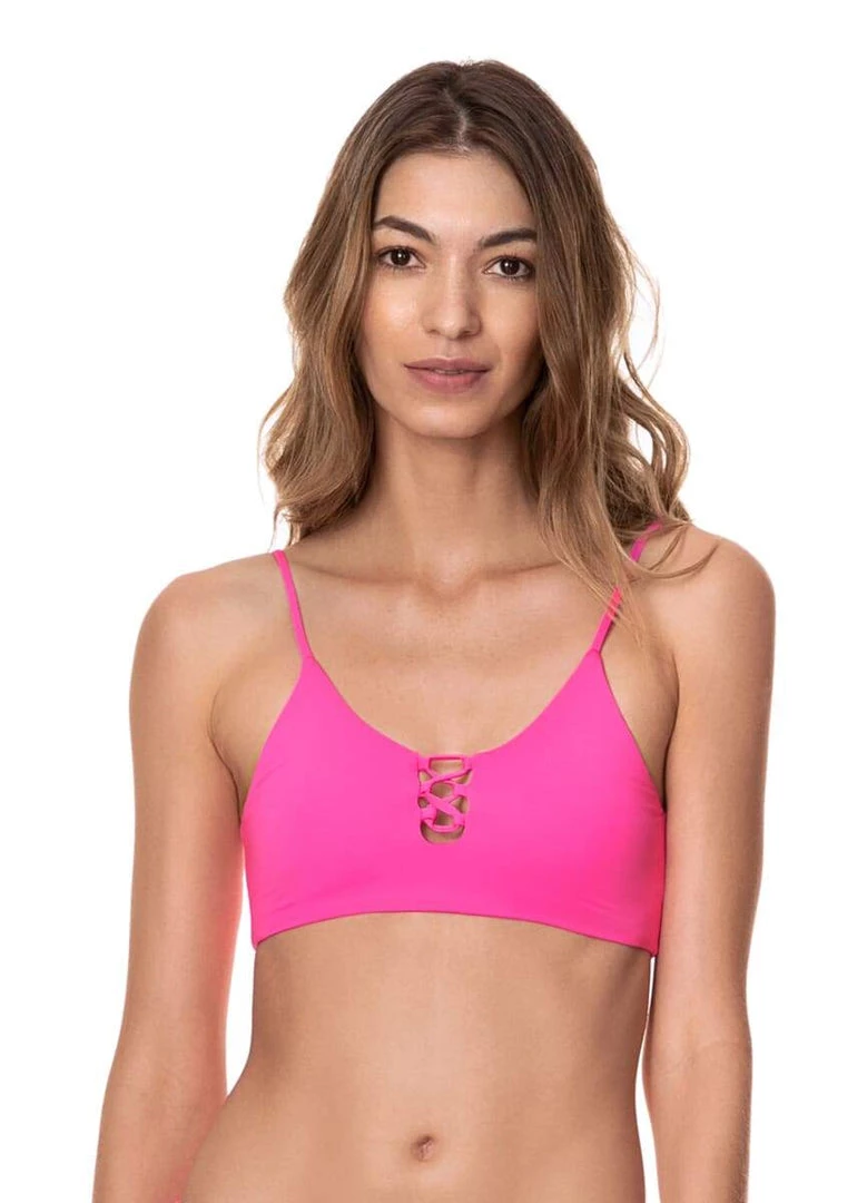 Swim Maaji Fuchsia Agate Costa Classic Bralette Bikini Top
